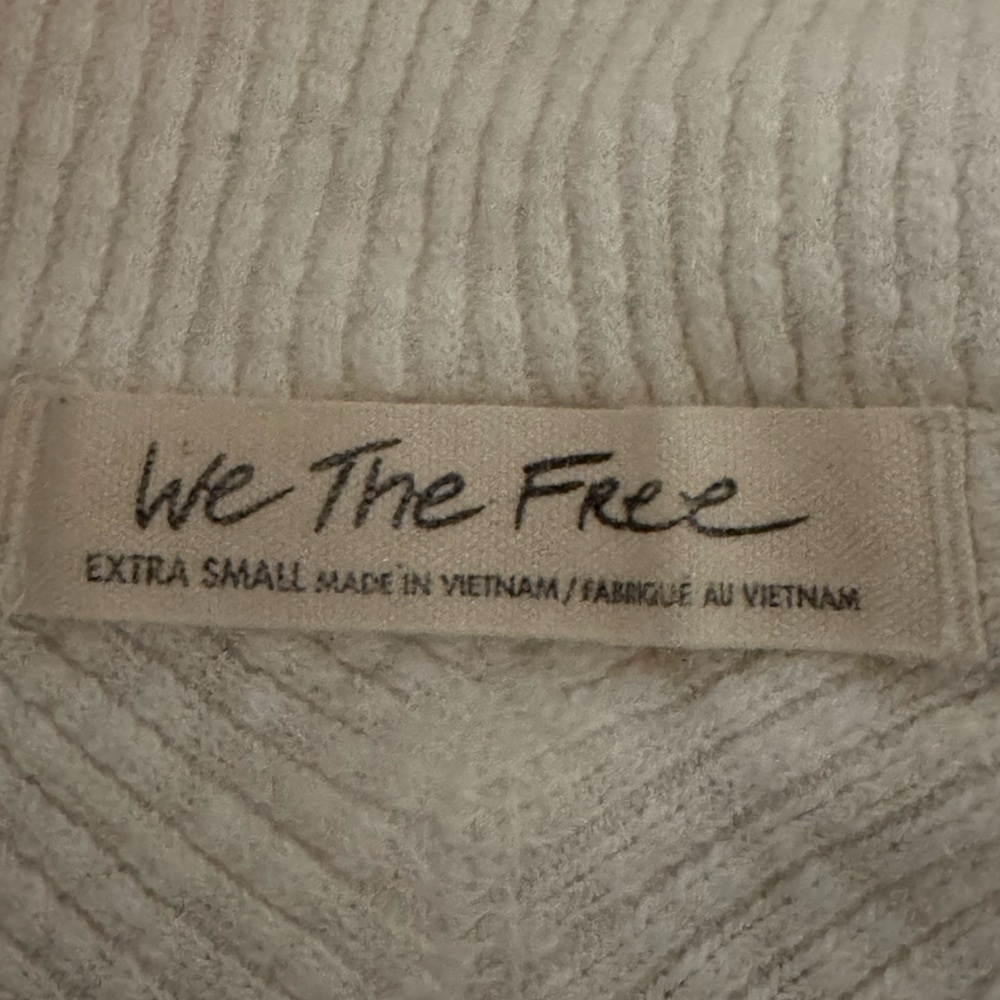 We the Free Ribbed Quarter Zip Sweater - Picture 3 of 5